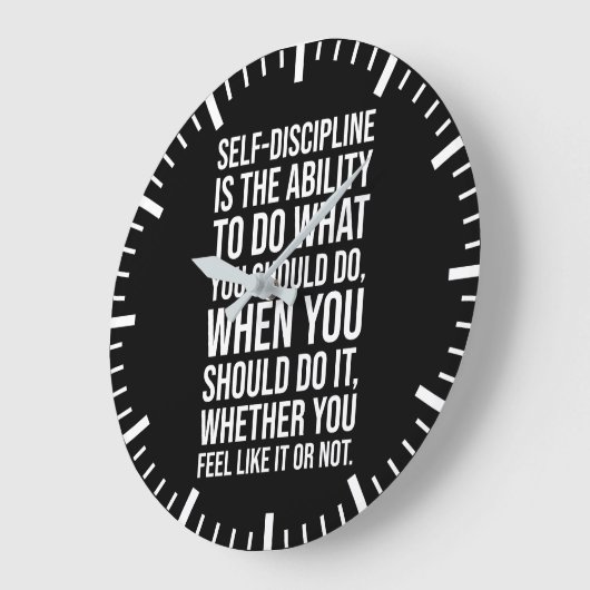 Zelfdiscipline - Gym, Hustle, Succesonderstel Grote Klok (Hoek)