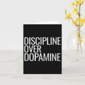 Zelfdiscipline over dopamine workout motivatie G Kaart (Gele Bloem)