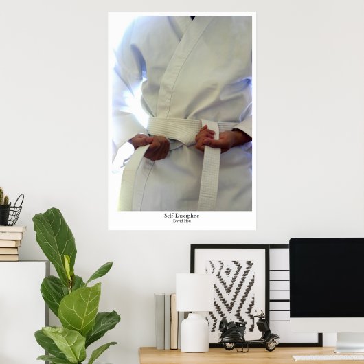 Zelfdiscipline Poster (Thuiskantoor)