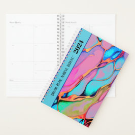 ZELFDOEL MOTIVATIE QUOTE WATERVERF INKT ONTWERP PLANNER