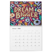 ZELFDOEL QUOTE KLASSIEKE BOHO THEMA JAARLIJKS KALENDER (Jan 2026)