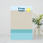 Zelfgeadresseerd aanpasbaar papierblad (Staand voorkant)