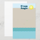 Zelfgeadresseerd aanpasbaar papierblad (Voorkant / Achterkant)