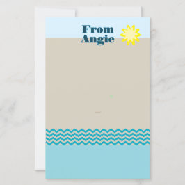 Zelfgeadresseerd aanpasbaar papierblad