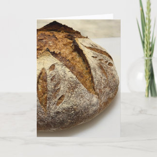 Zelfgebakken Brood Lege Wenskaart Kaart