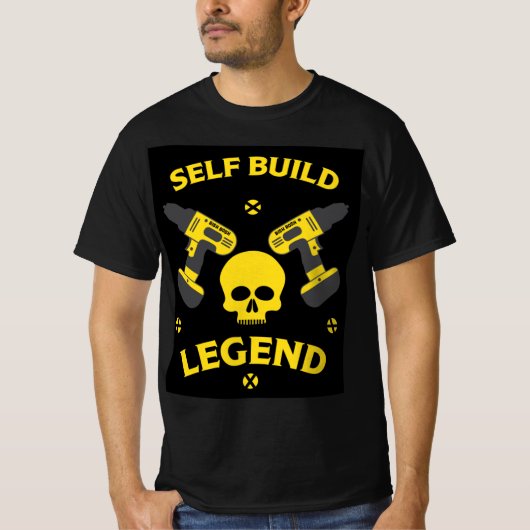 zelfgebouwd huis T-shirt (Voorkant)