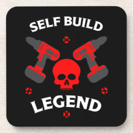 zelfgebouwde woning bier onderzetter