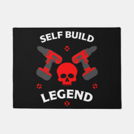 zelfgebouwde woning deurmat