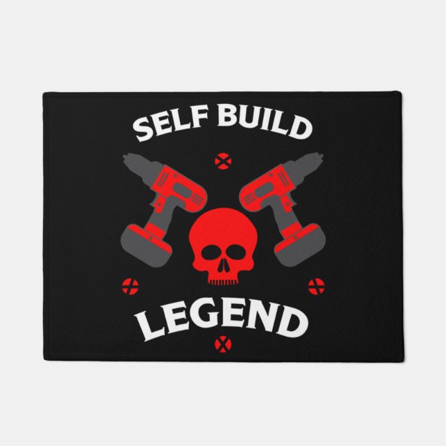 zelfgebouwde woning deurmat (Voorkant)