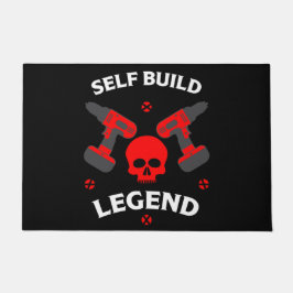 zelfgebouwde woning deurmat