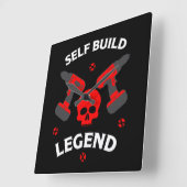 zelfgebouwde woning vierkante klok (Hoek)