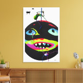 Zelfgegenereerde Stressmonsters Canvas Afdruk (Insitu (Woonkamer))