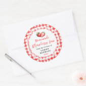 Zelfgemaakt Aardbeienjam Pot Etiket (Envelop)