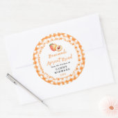 Zelfgemaakt abrikozenbrood etiket (Envelop)