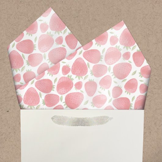 Zelfgemaakt bad & lichaam | Aardbei Tissuepapier