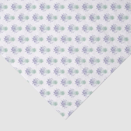 Zelfgemaakt bad & lichaam | Waterverf Lavendel Pat Tissuepapier (Detail)