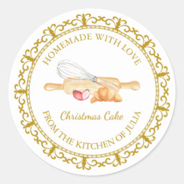  Zelfgemaakt bakken Small Business Label