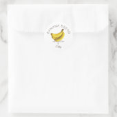 Zelfgemaakt bananenbrood Label (Tas)