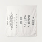 Zelfgemaakt - Bedspread 57" x 57" / Wandkleed (Voorkant (horizontaal))