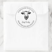 Zelfgemaakt Beef Jerky Label (Tas)