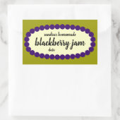 Zelfgemaakt BlackBerry Jam Jar Label (Tas)