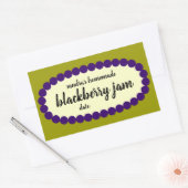 Zelfgemaakt BlackBerry Jam Jar Label (Envelop)