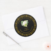 Zelfgemaakt bloemkool augurk Label l Zwart (Envelop)