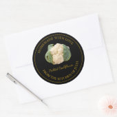 Zelfgemaakt bloemkool augurk label | Zwart (Envelop)