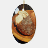 Zelfgemaakt Brood Keramisch Ornament (Links)