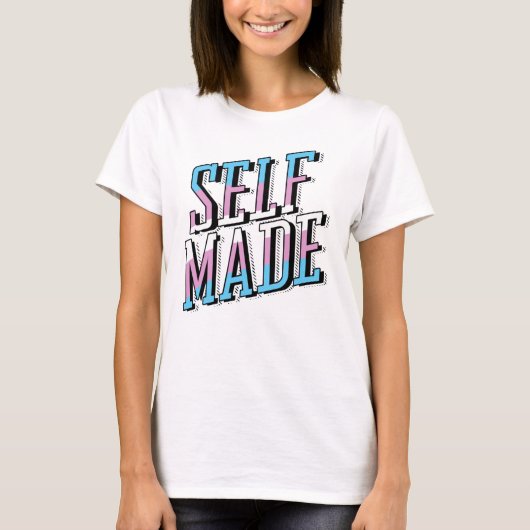 Zelfgemaakt en Trans T-shirt (Voorkant)
