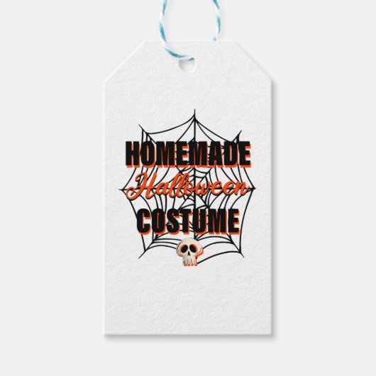 Zelfgemaakt Halloween kostuum Cadeaulabel (Voorkant)