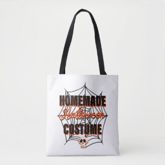 Zelfgemaakt Halloween kostuum Tote Bag
