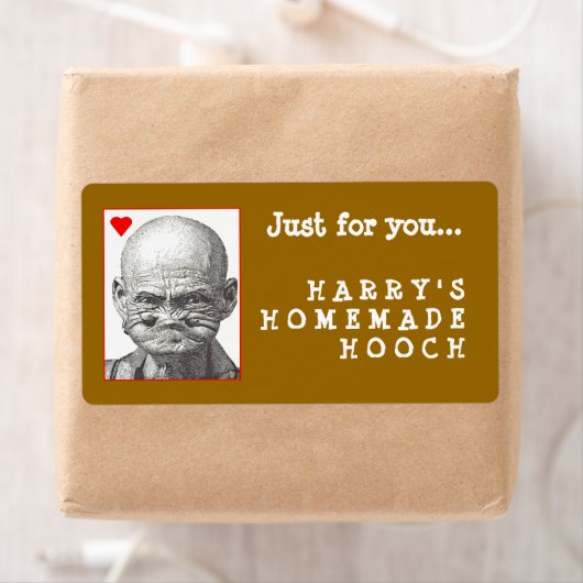 Zelfgemaakt Hooch label (Insitu)