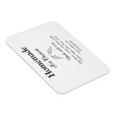 Zelfgemaakt ijs en ingrediënten gemaakt met liefde magneet (Rechterzijde)