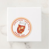 Zelfgemaakt Kimchi Gefermenteerde Kool Koreaans et Bedankjes Labels (In situ)