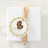 Zelfgemaakt Koffie Extract Hang Label (In situ)