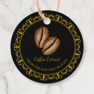  Zelfgemaakt Koffie Extract Hang Label