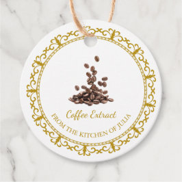 Zelfgemaakt Koffie Extract Hang Label