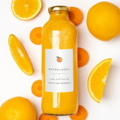 Zelfgemaakt Mandarinetto Mandarijn Likeur Gift Lab Voedselcontainer Etiket