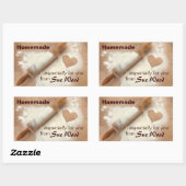 Zelfgemaakt met Heart Custom Bakken Stickers (Vel)