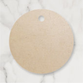 Zelfgemaakt met liefde ambachtelijke script op maa bedankjes labels (Achterkant)