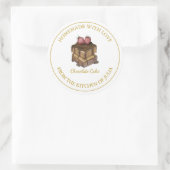 Zelfgemaakt met liefde Cake Label | Wit (Tas)