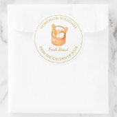 Zelfgemaakt met liefde Fresh Bread Label | Wit (Tas)