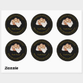 Zelfgemaakt met liefde Fresh Bread Label | Zwart (Vel)