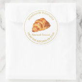 Zelfgemaakt met liefde Fresh Croissant Label | Wit (Tas)