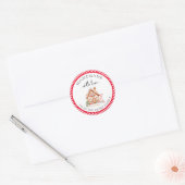 Zelfgemaakt met liefde Kerstcadeau Label Stickers (Envelop)