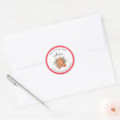 Zelfgemaakt met liefde Kerstcadeau Label Stickers (Envelop)