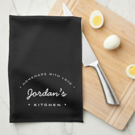 Zelfgemaakt met Liefde Mijn Keuken Gepersonaliseer Theedoek