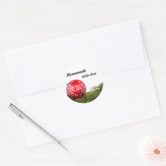 Zelfgemaakt met liefde Stickers (Envelop)