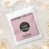 Zelfgemaakt Met Liefde Stijlvolle Aangepaste Stof  Bedankzakje (Geknipt)